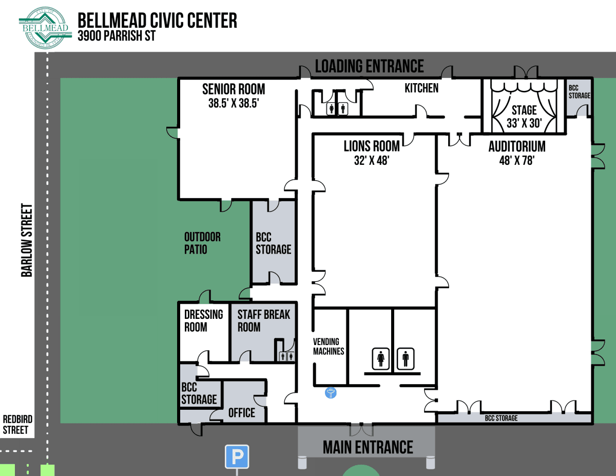 Civic Center Floorplan