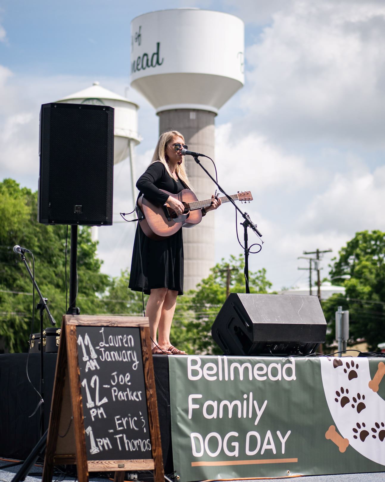 Performer on a Stage